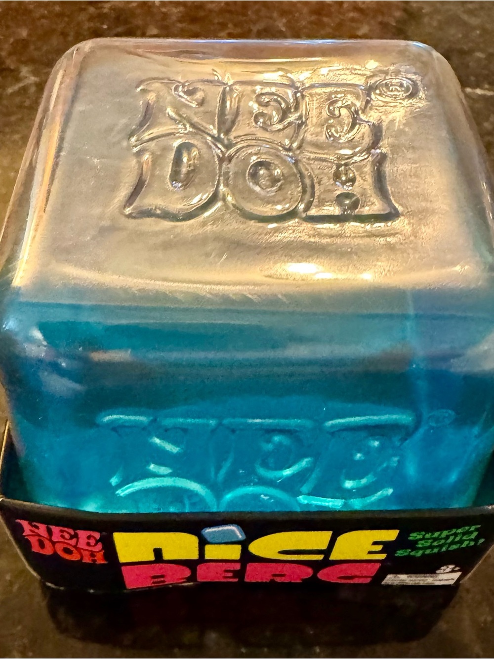 NeeDoh Nice Berg Super Solid Squish - Blue - Picture 3 of 3